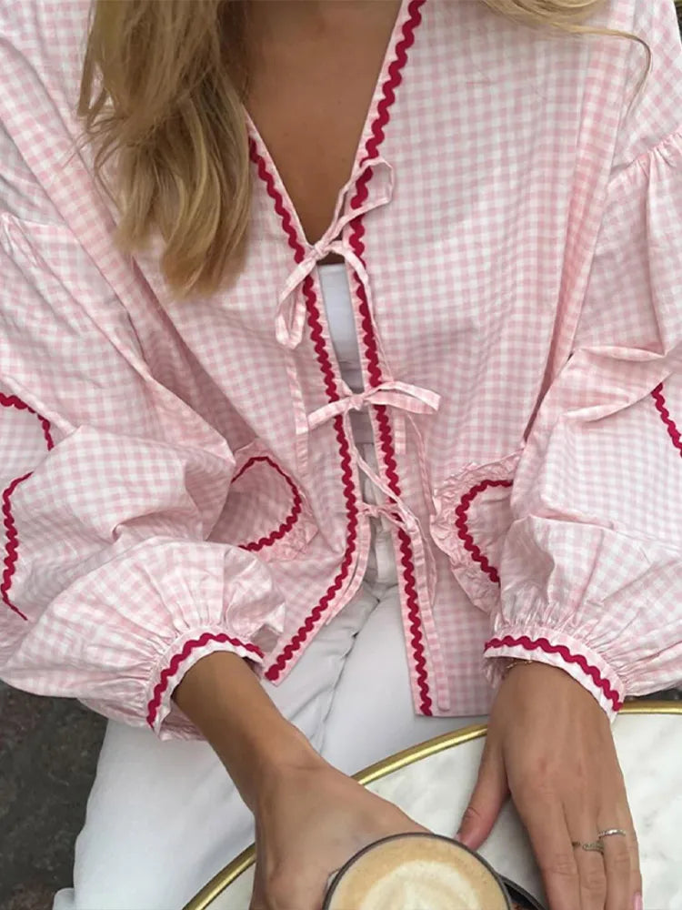 THE CLAIRE-PARIS - hartjes blouse
