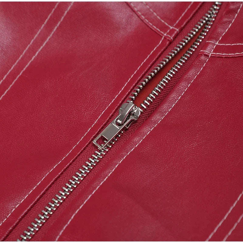 THE CLAIRE PARIS - OVERSIZED LEREN JACK