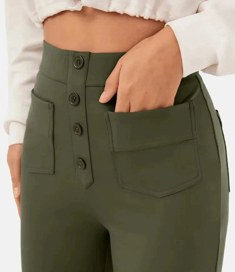 THE CLAIRE PARIS - HIGH WAISTED BROEK